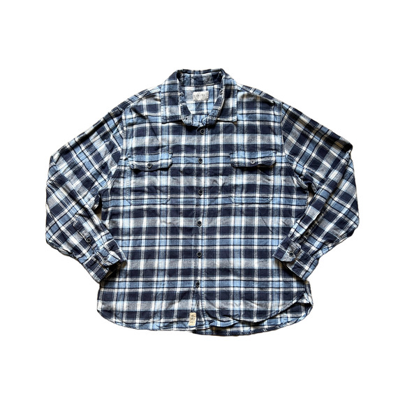 Jachs Mens Plaid Flannel Shacket 2XL Outdoors Cabincore Camping Country Western - Picture 1 of 8